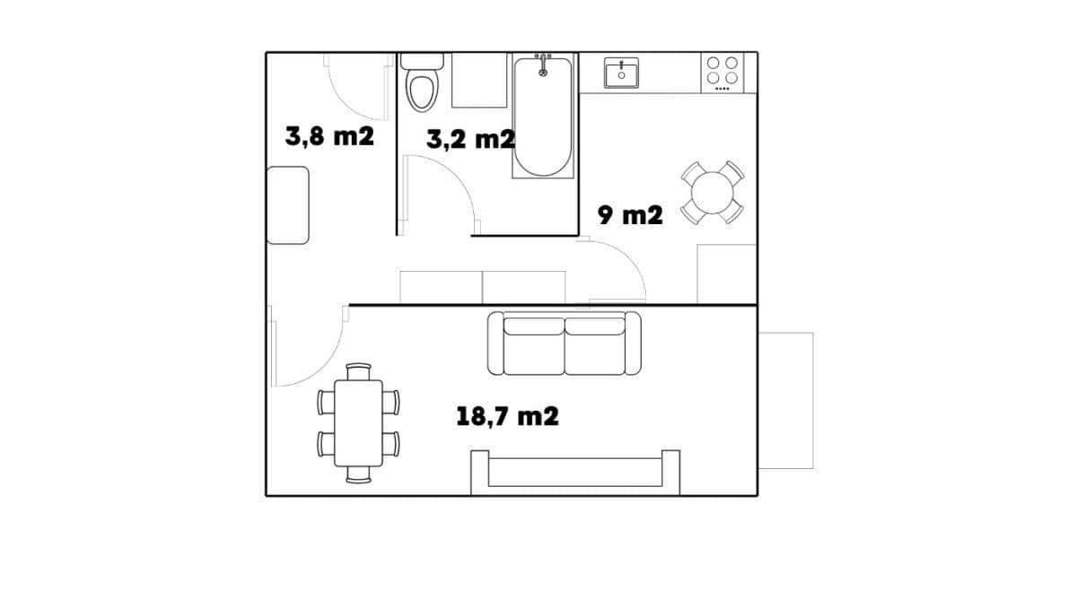 Osobna kuchnia | Odświeżone | Umeblowane | Balkon - zdjęcie 3