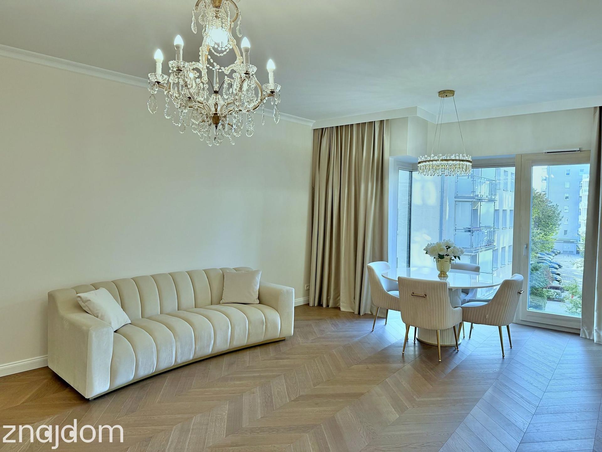 Niecała Nowy apartament 3-pokojowy 100 m² z tarasem 19 m² przy Ogrodzie Saskim