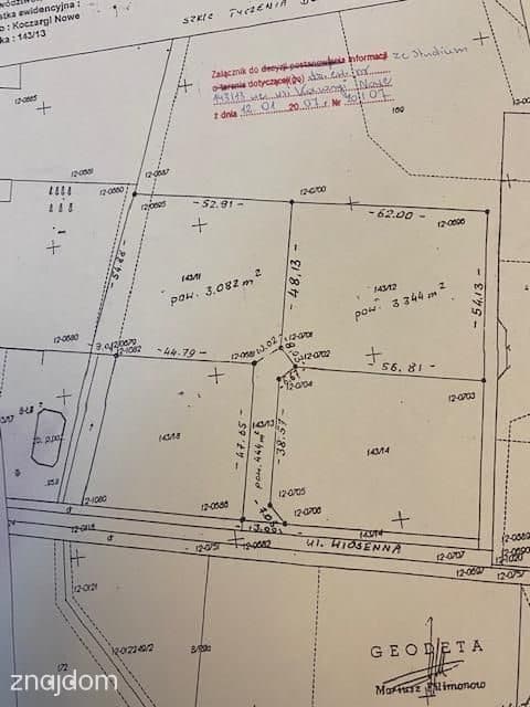 Działka siedliskowa 3082 m² – Koczargi Nowe - zdjęcie 8