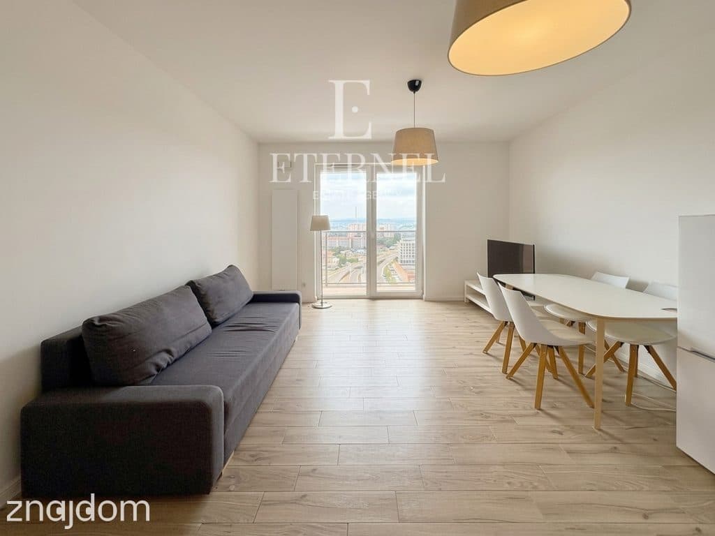 Nowoczesne studio 30 m² z balkonem pet friendly