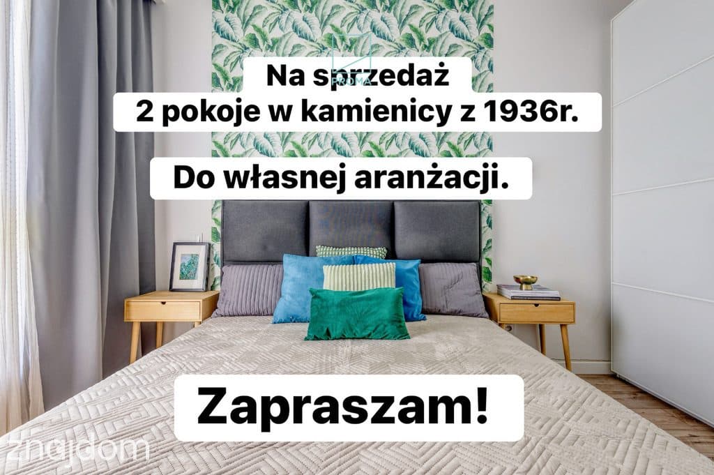 Kamienica/Park Skaryszewski/42 m²/do remontu/