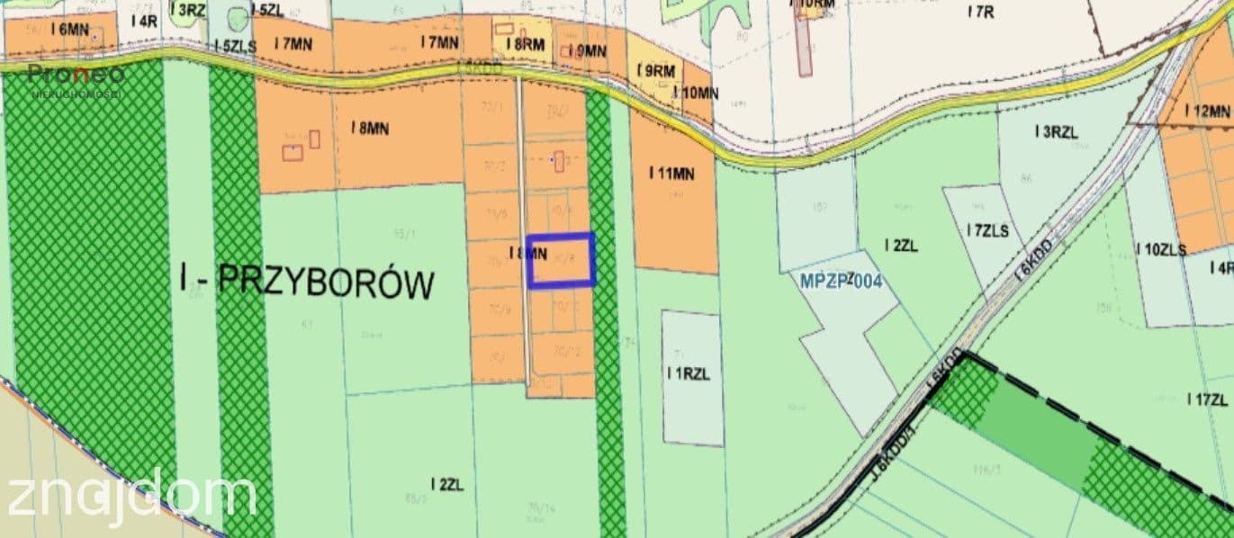 Działka blisko lasu, MPZP, prywatność - Przyborów - zdjęcie 8