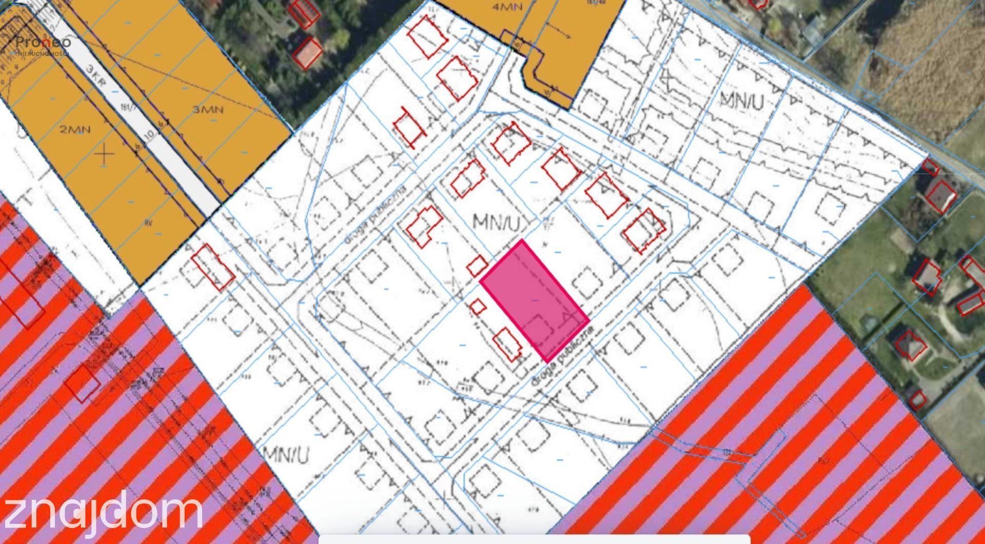 Działka 1400m2, MPZP, Wieruszew k. Konina - zdjęcie 3