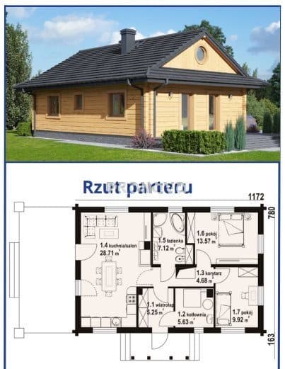 domy do wybudowania z bali i szkieletowe - zdjęcie 11
