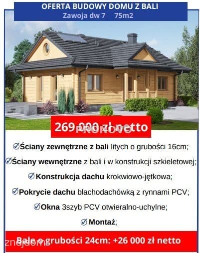 domy do wybudowania z bali i szkieletowe - zdjęcie 12
