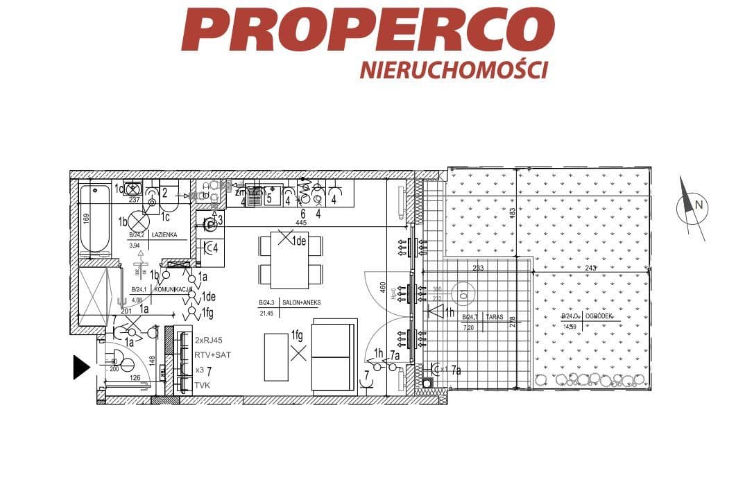 Zespół pokojowy, 1pok, 29,47m2, parter,ul. Klonowa - zdjęcie 7