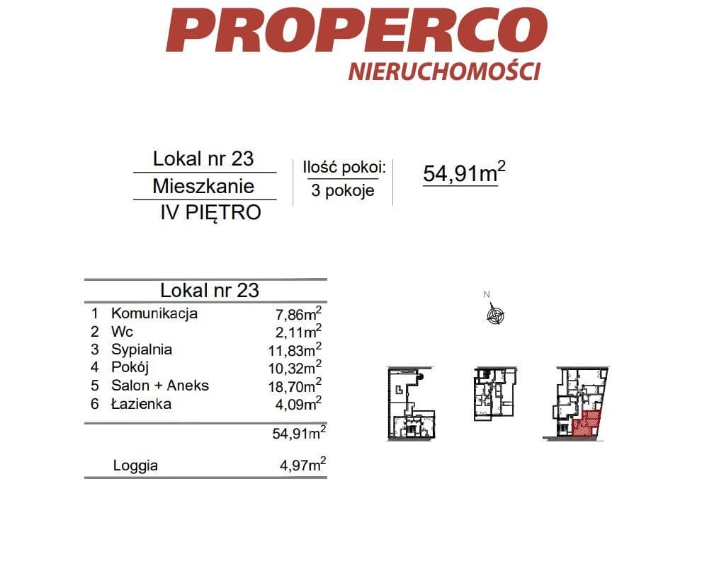 Zespół pokoowy 2pok., 42,57m2, ul. Klonowa - zdjęcie 6