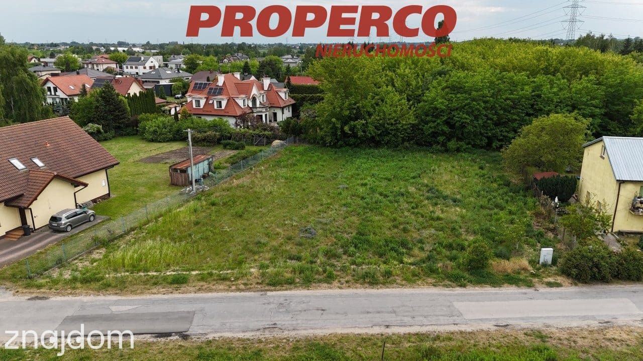 Działka 858m2 Zielonki-Wieś(gm. Stare Babice)