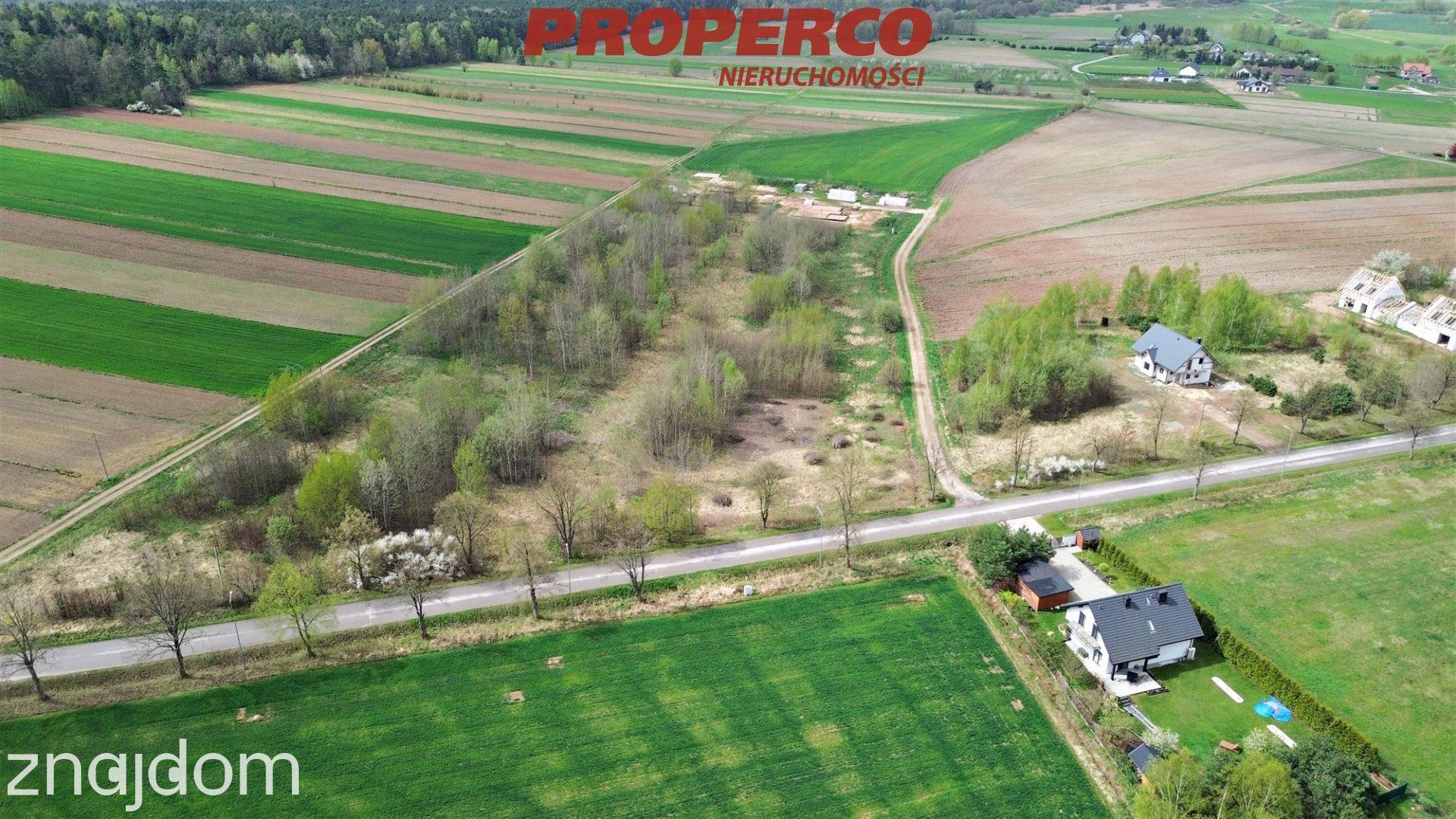 Działka 1306m2, Oblęgorek, gm. Strawczyn (media) - zdjęcie 8