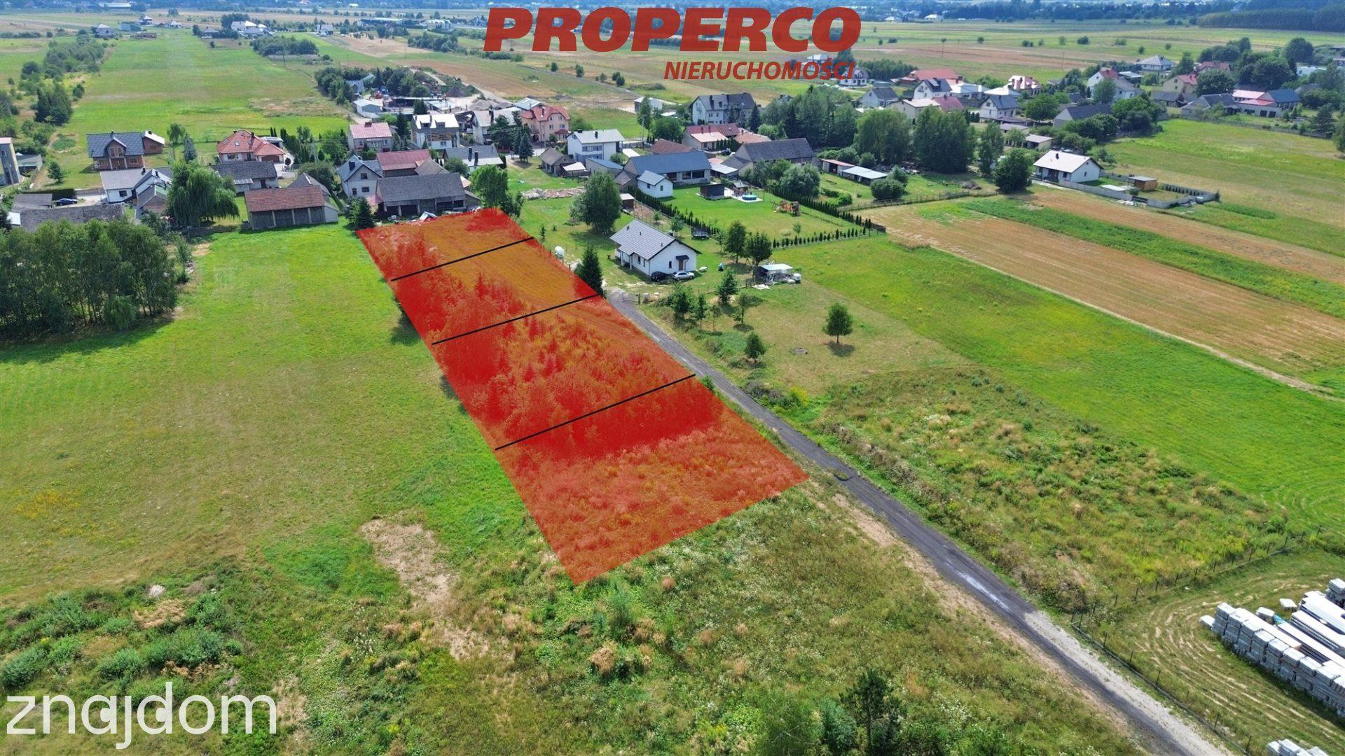 Działka z MPZP, pow. 930 m2, Suków, Daleszyce