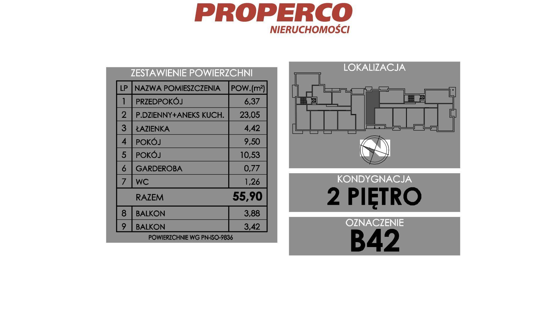 Mieszkanie 3 pok., 55,9 m2, ul. Żeromskiego - zdjęcie 14
