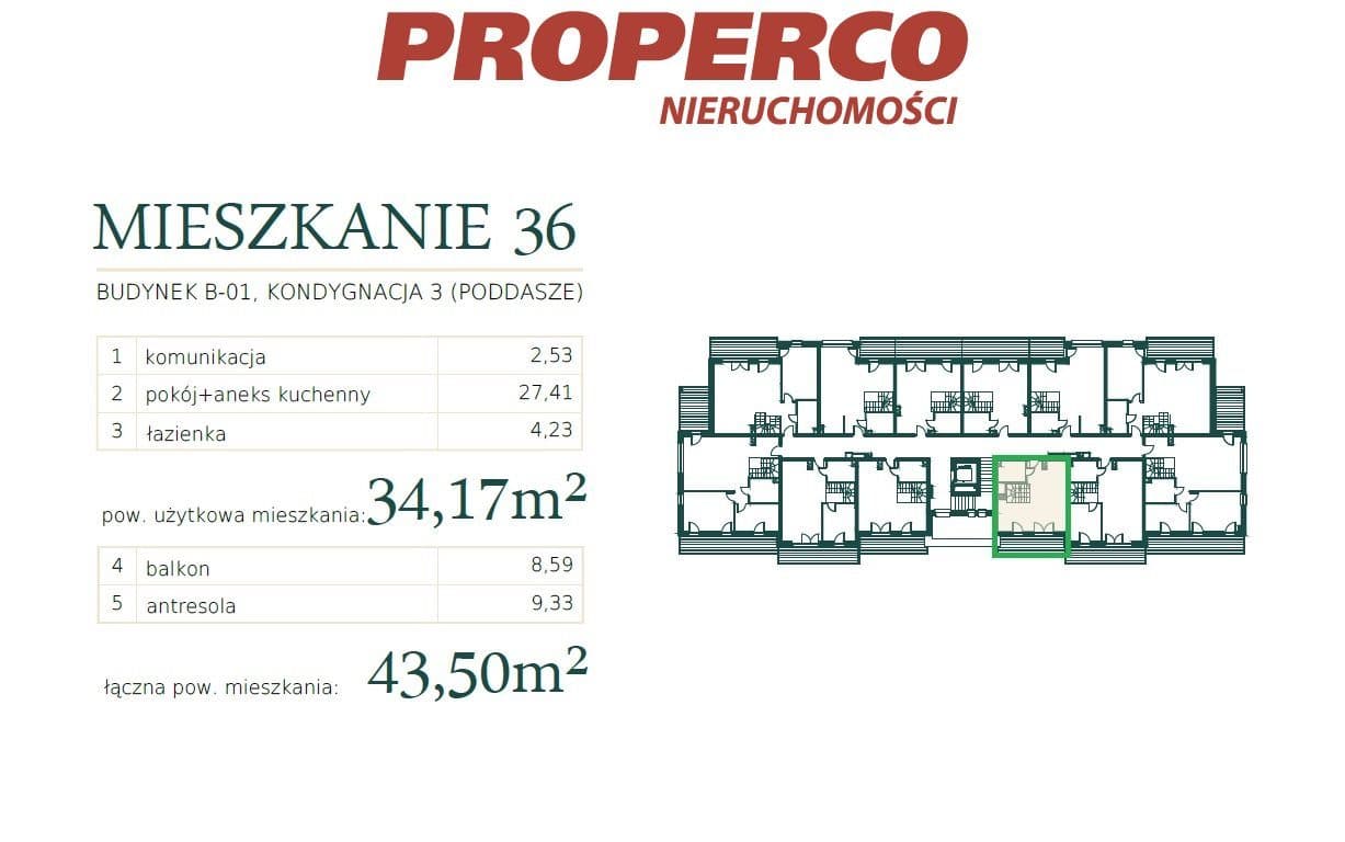 Apartament 1 pok, 34,17m2, Mrągowo - zdjęcie 9