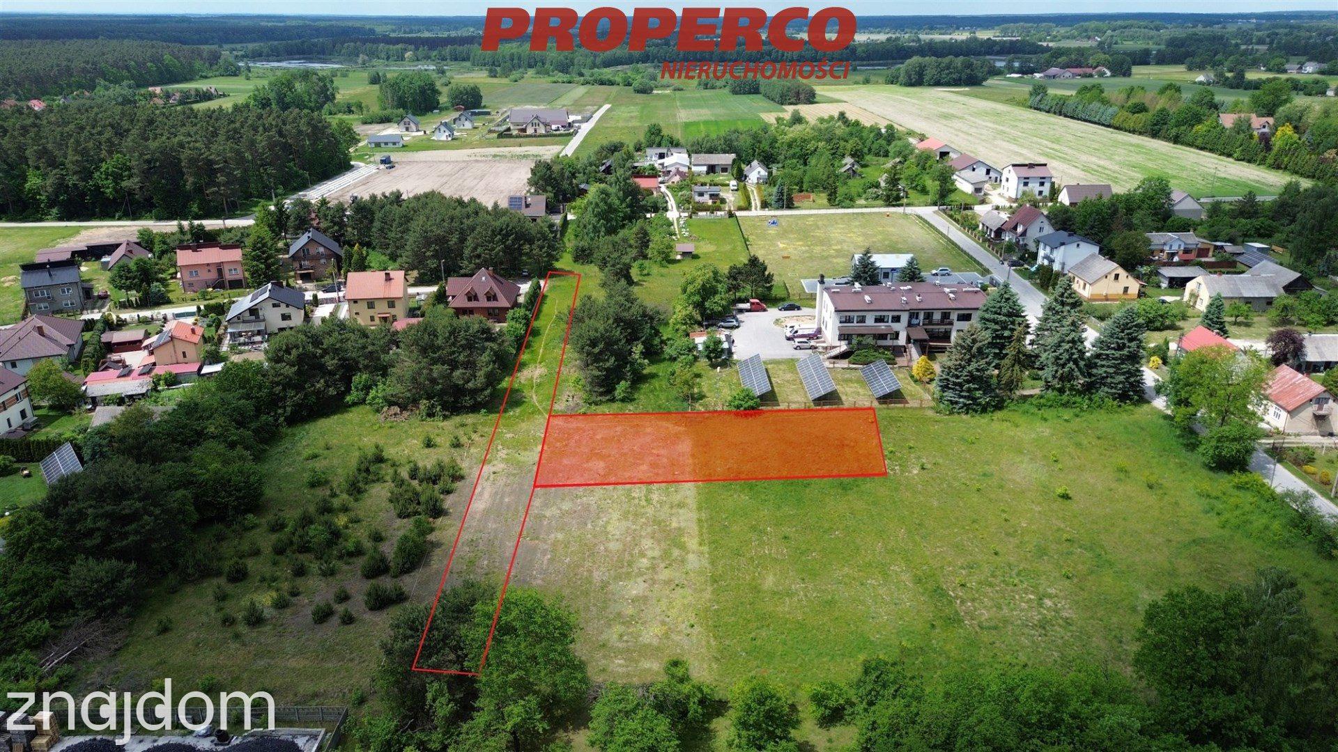 Działka 1000 m2, Oksa gm. Jędrzejów - zdjęcie 5