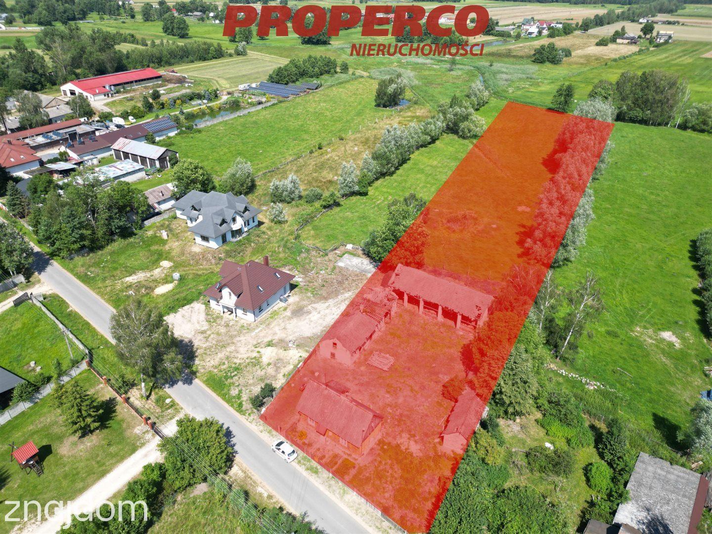 Działka pow. 7100 m2, Pijanów, gm. Słupia Konecka