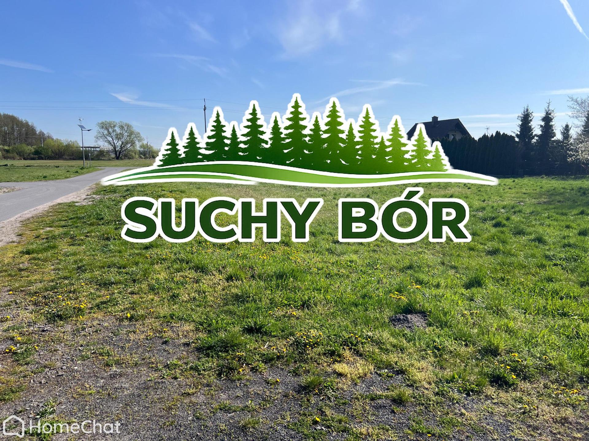 Suchy Bór działka 969 m2 - spokojna okolica, gotowa pod budowę