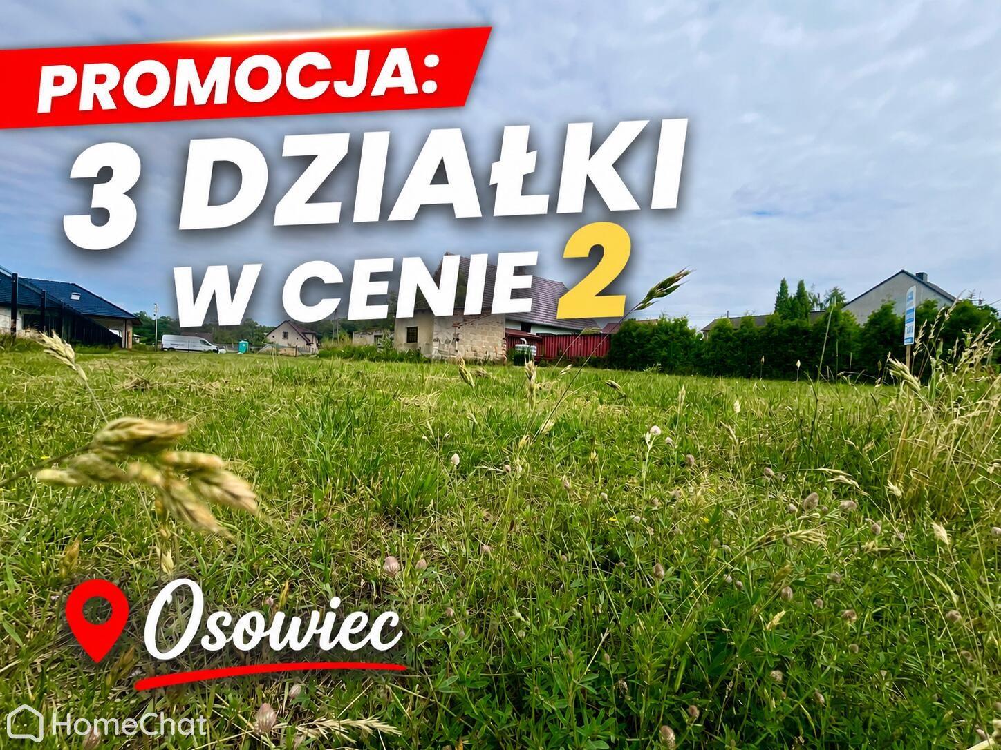 3 działki w cenie 2| Osowiec | Gmina Turawa