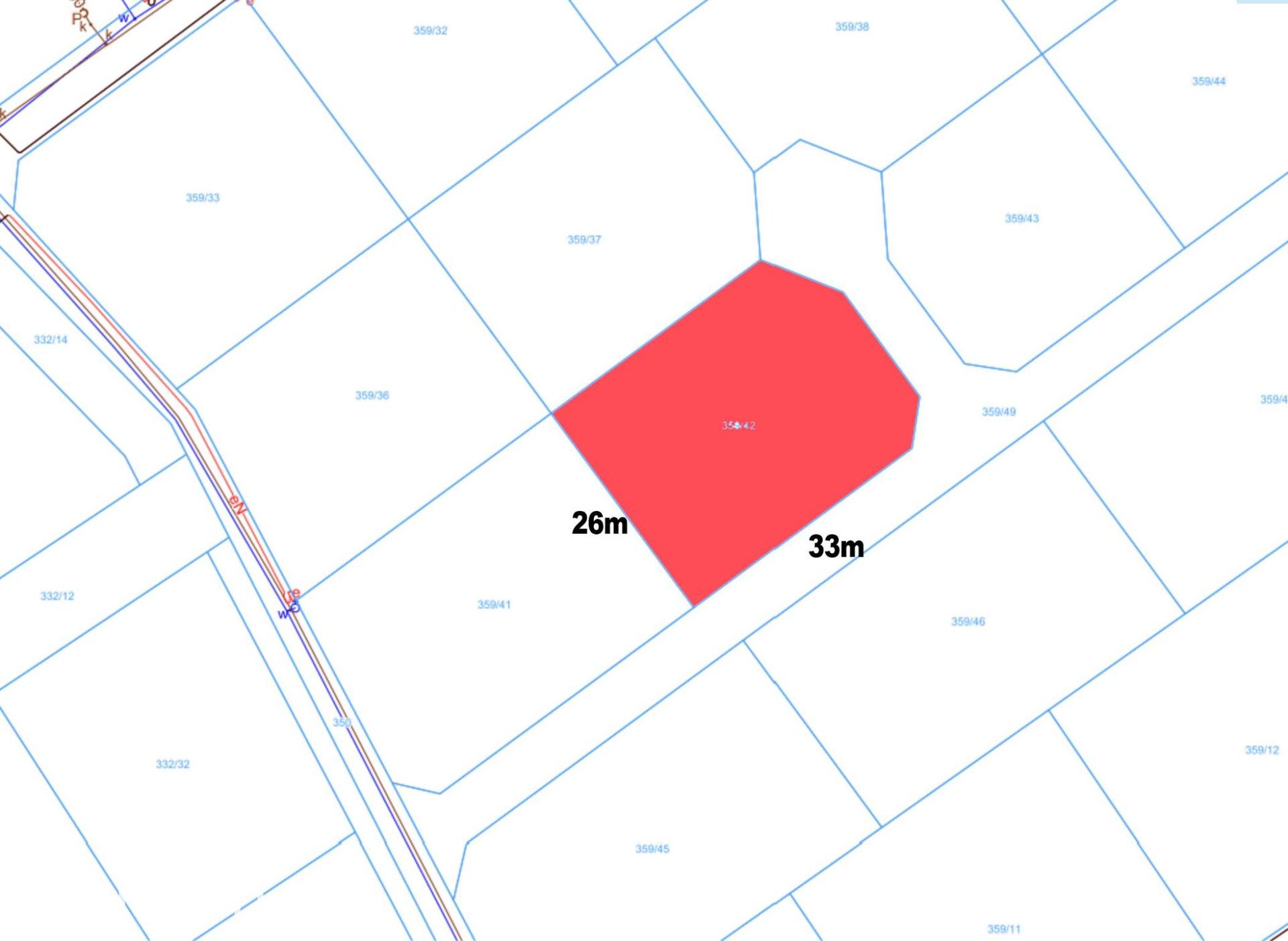 Działka budowlana z WZ 830 m² — Karczów, gm. Dąbrowa - zdjęcie 3