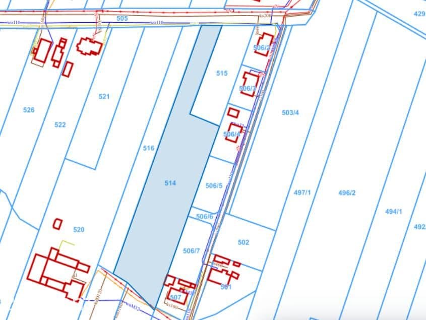 Działka inwestycyjna/mieszkaniowa - 6850 m² - zdjęcie 7