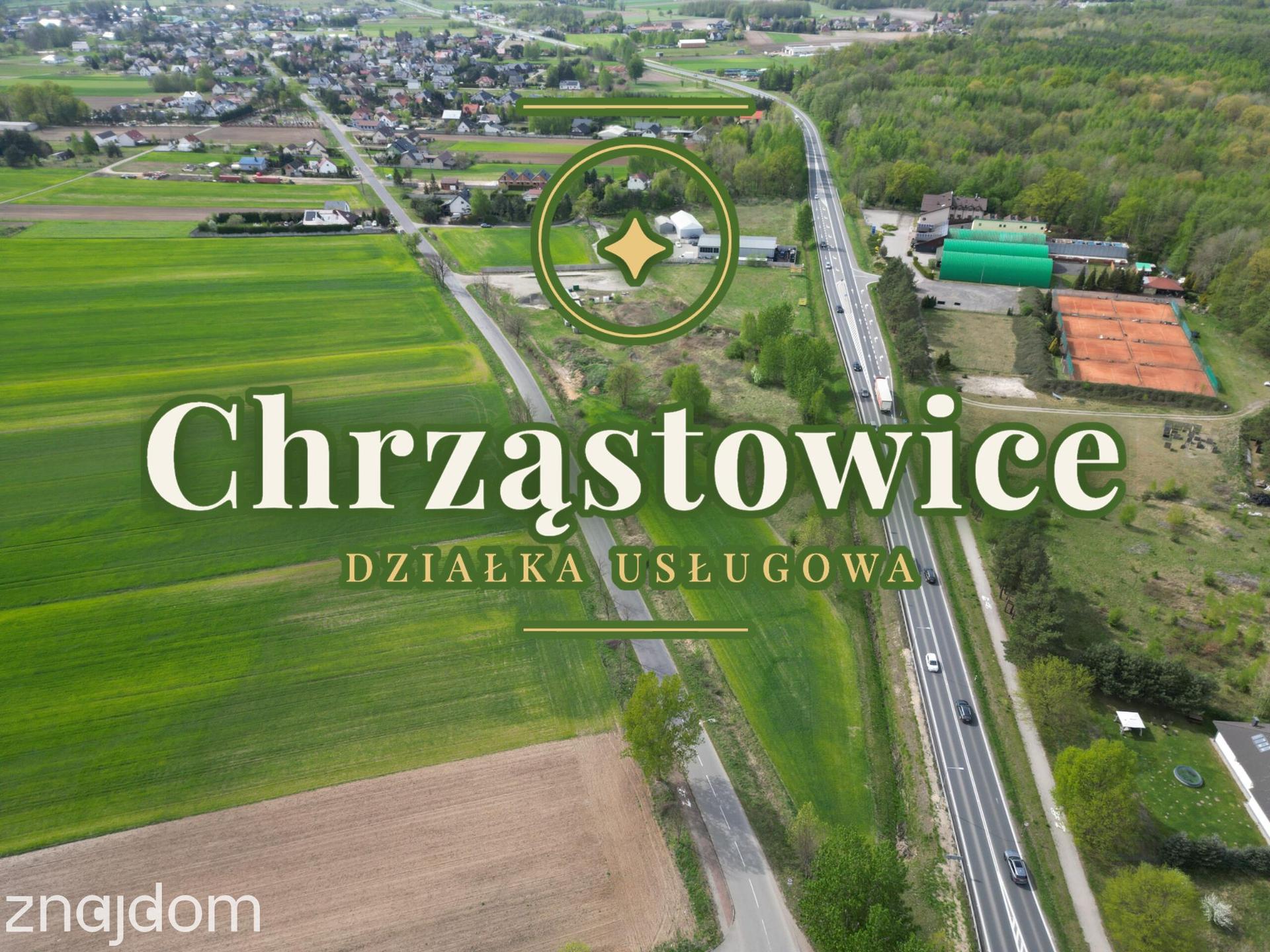 Chrząstowice| Działka usługowa| Przy DK46 świetna widocznosć