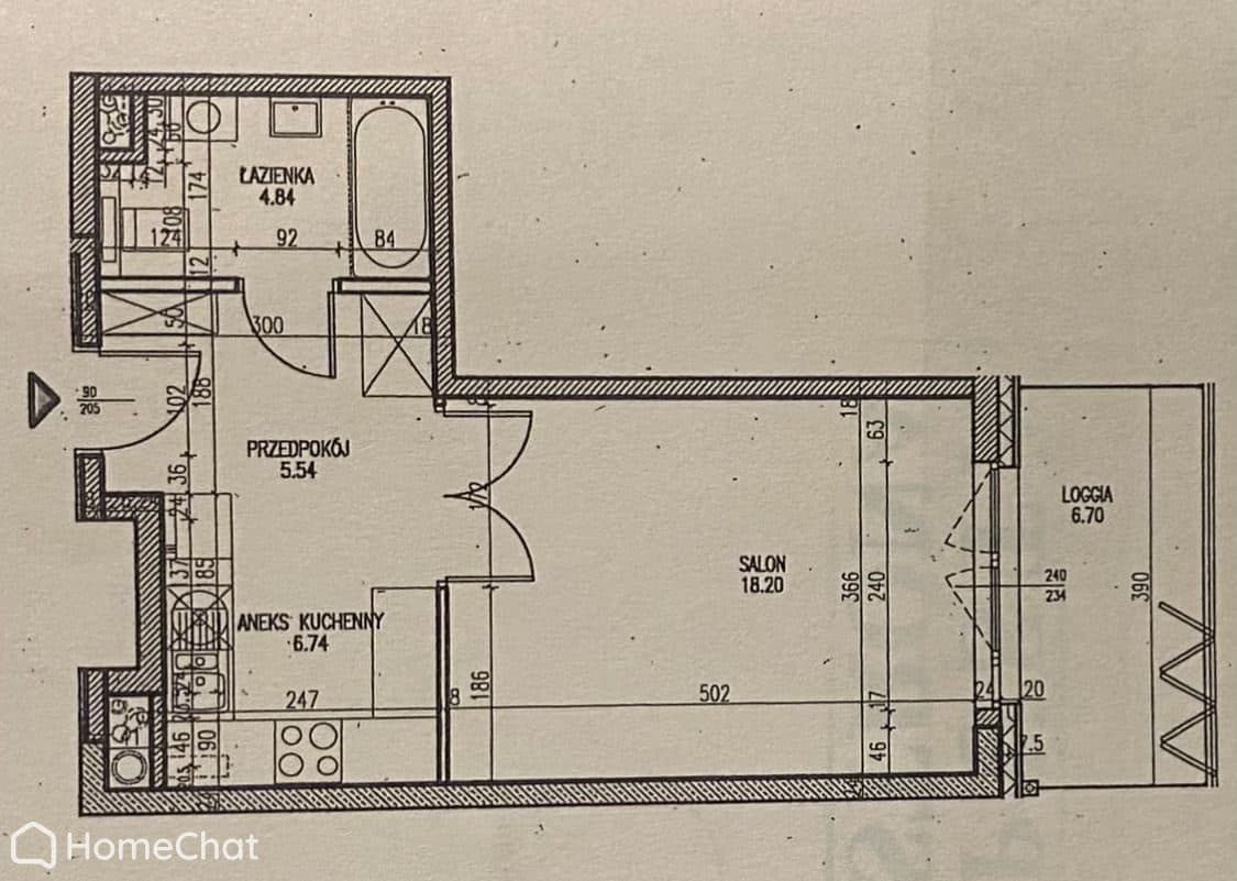 Aura Sky | kawalerka | 35,14 m2 | duża loggia