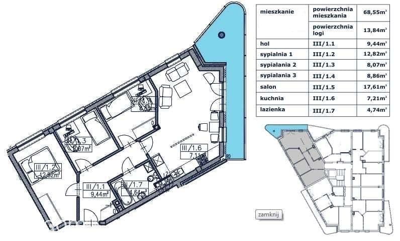 Grochów | 4 pokoje | 68,5 m2 | z garażem - zdjęcie 8