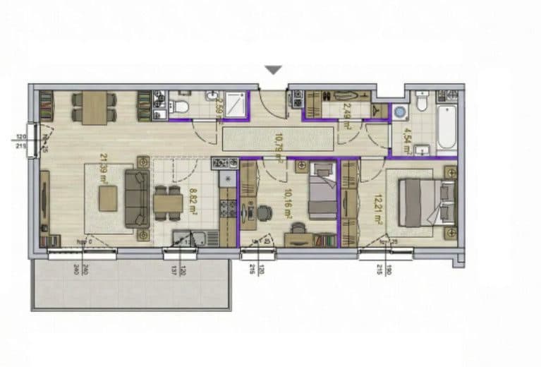 Domaniewska/3 pokoje/balkon/garaż/do wykończenia - zdjęcie 10