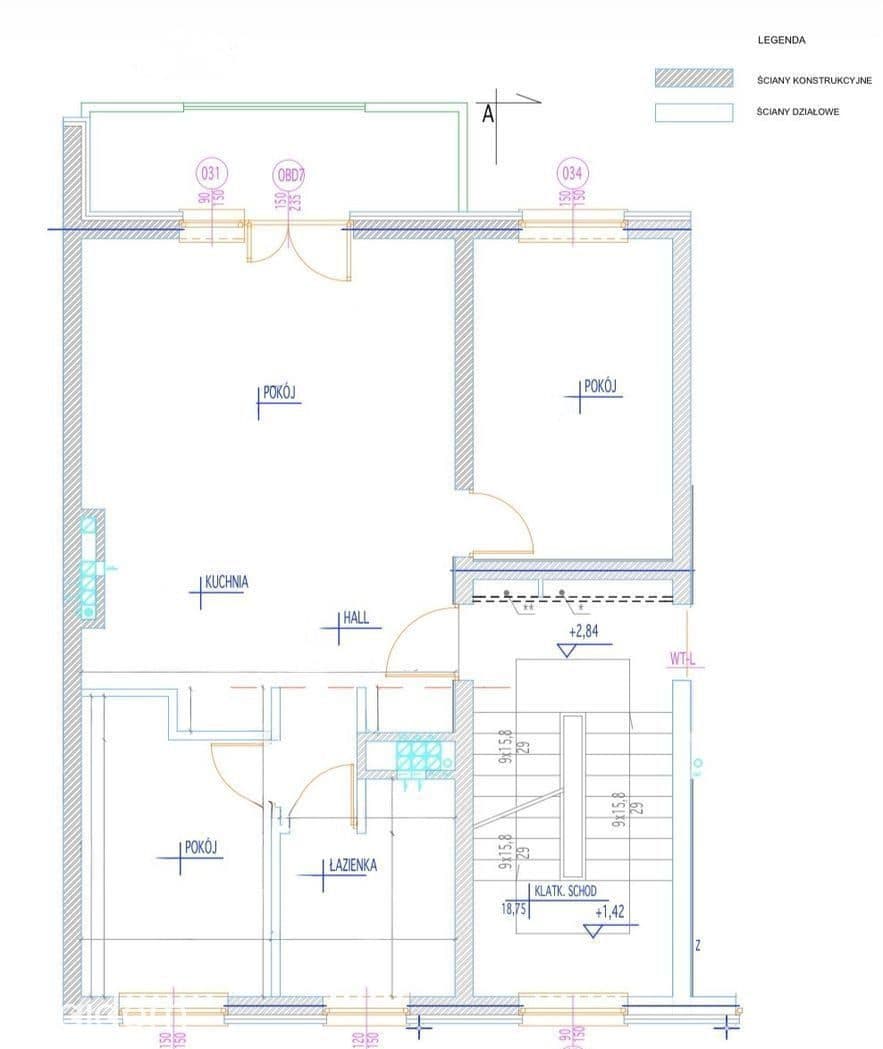 W pełni umeblowane | 62,38 m² | Balkon - zdjęcie 9