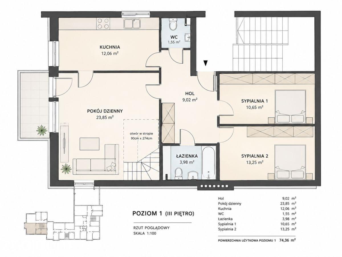 158 m² z klimatem domu / 2 poziomy/ garaż - zdjęcie 11