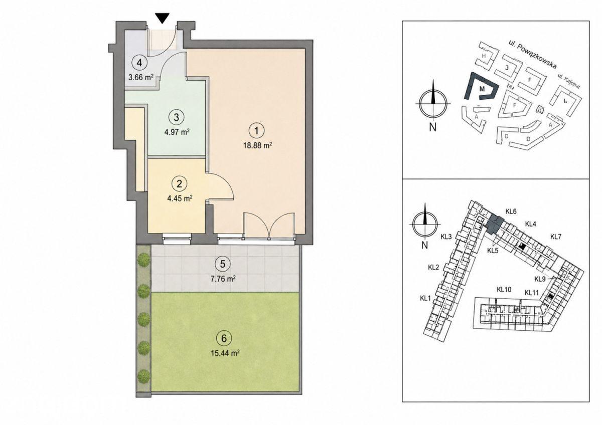 Kawalerka z ogródkiem | Garaż | 32m2 - zdjęcie 21