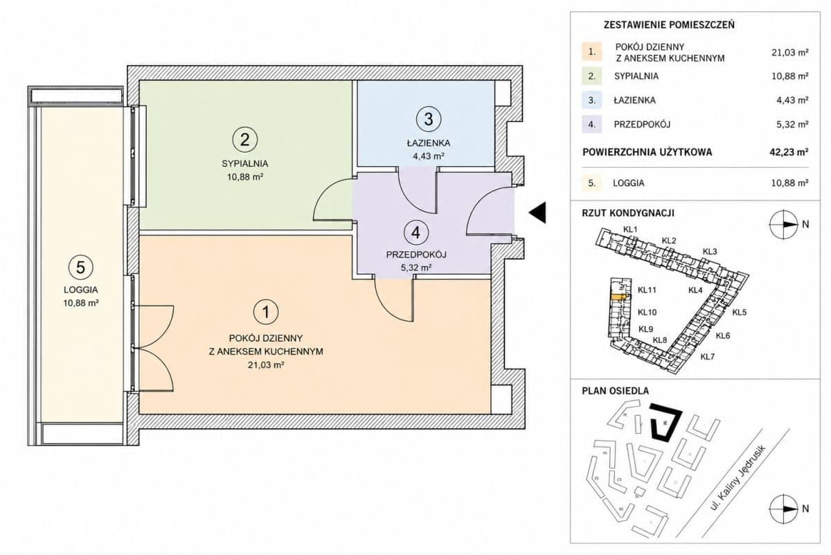 2 pokoje | Żoliborz Artystyczny | Loggia 10,88 m² - zdjęcie 20