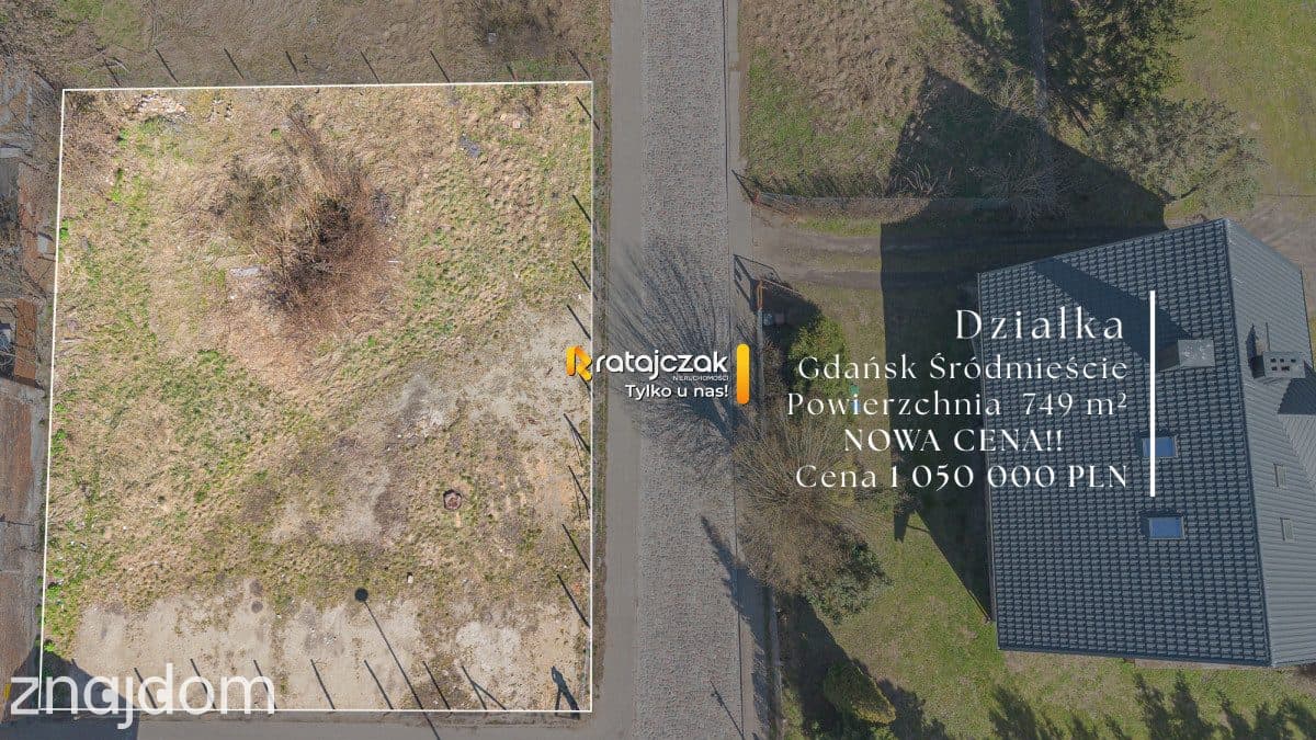 Działka inwestycyjna Gdańsk Śródmieście