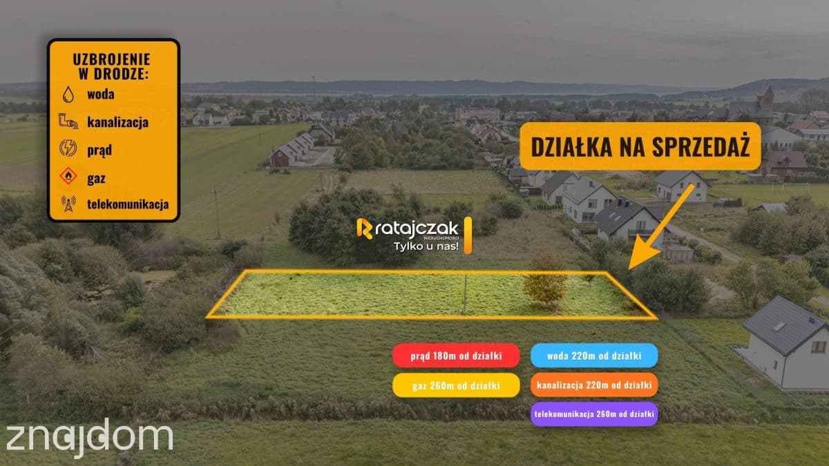 UZBROJONA DZIAŁKA BUDOWLANA | WIERZCHUCINO | MORZE