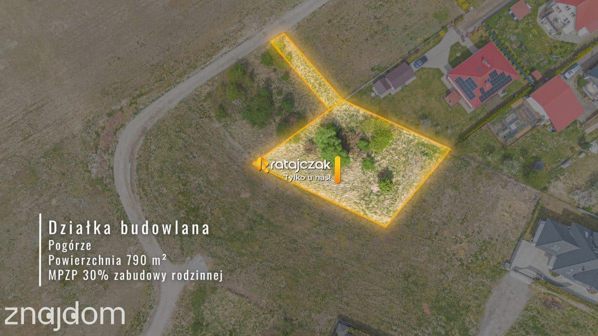 Atrakcyjna działka budowlana w Pogórzu - zdjęcie 2