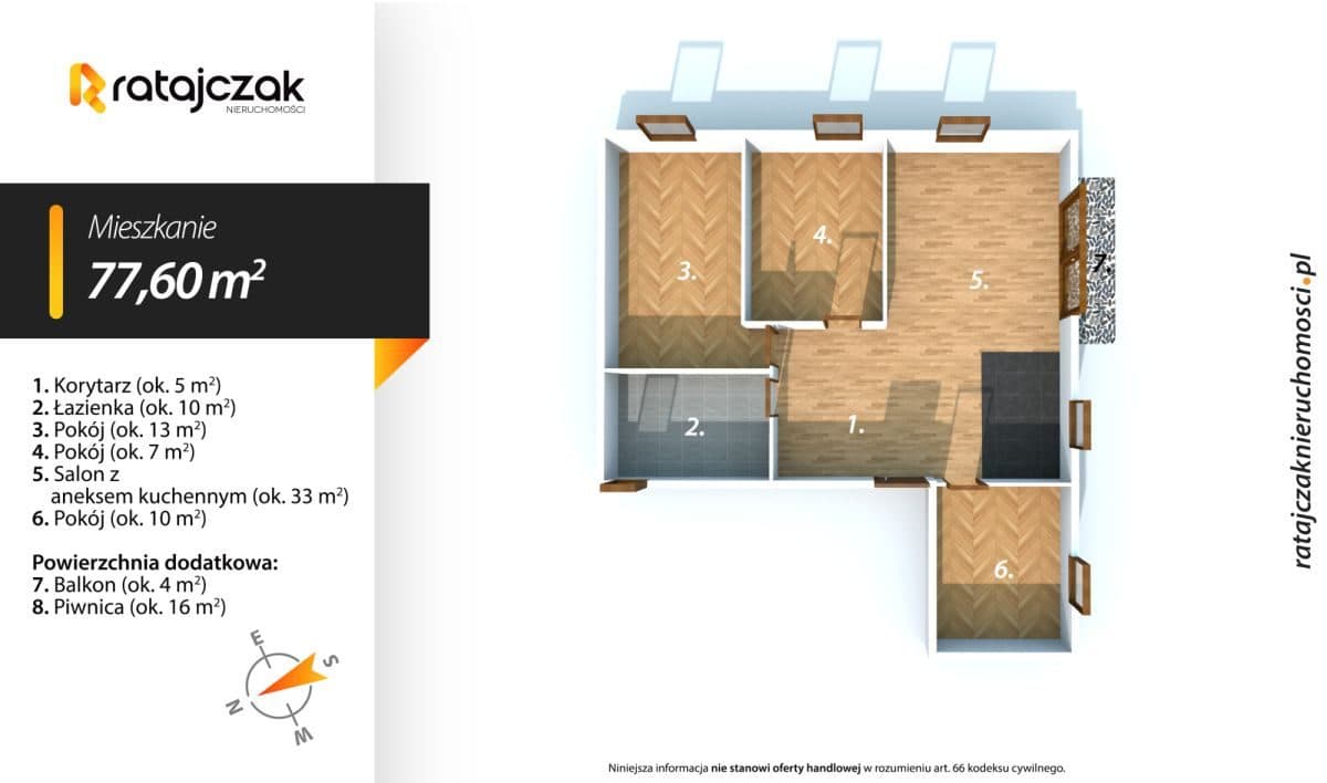 Mieszkanie 4 POK 77m² | Piwnica | Garaż | Kominek - zdjęcie 19