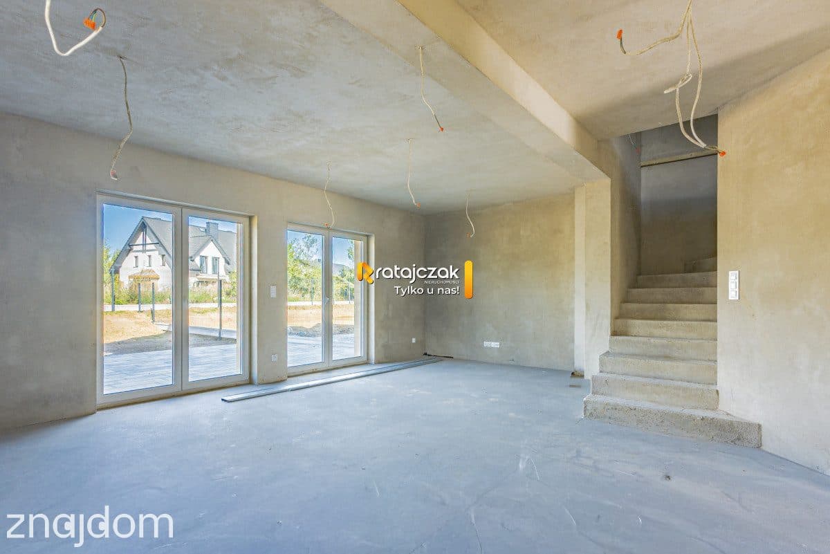 Bliźniak w stanie deweloperskim, działka 550 m² - zdjęcie 4