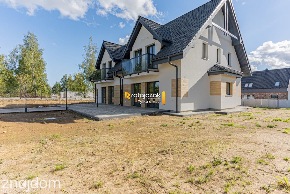 Bliźniak w stanie deweloperskim, działka 550 m² - zdjęcie 3