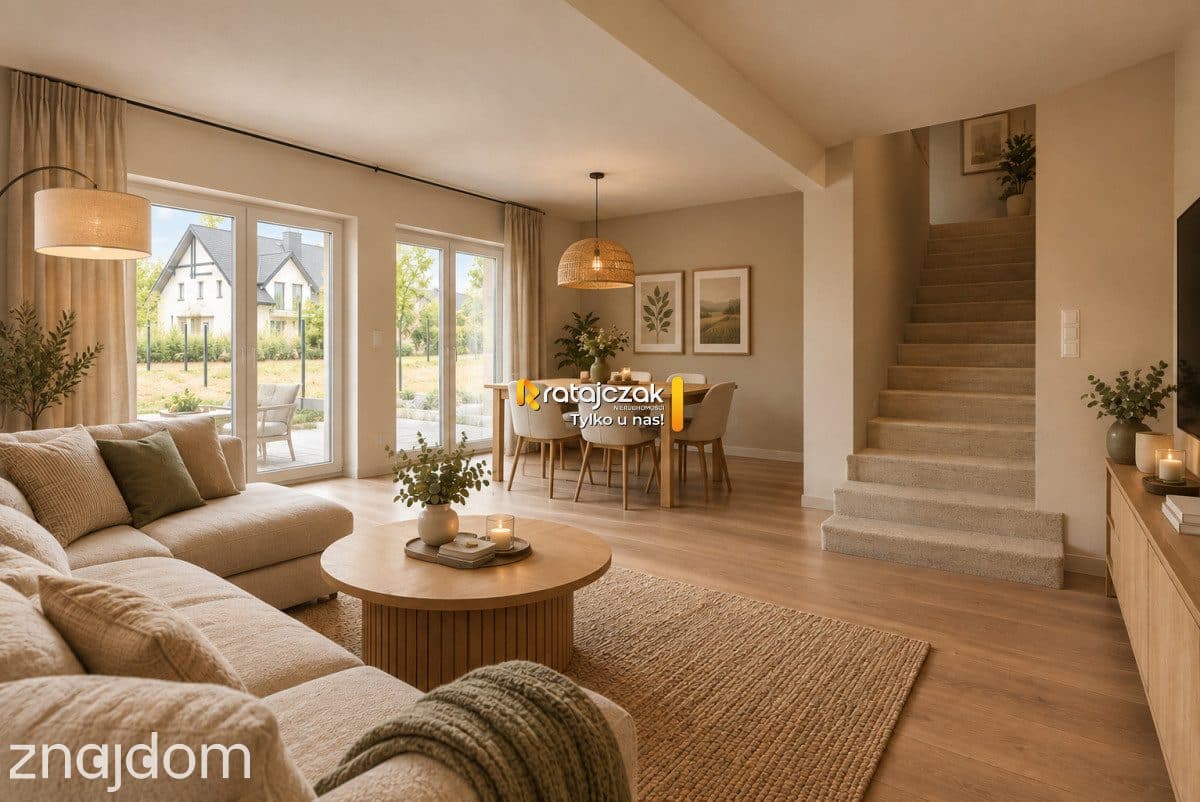 Bliźniak w stanie deweloperskim, działka 550 m² - zdjęcie 5