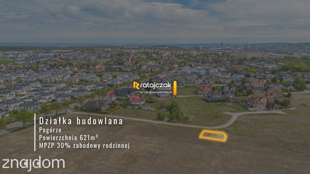 Świetnie zlokalizowana działka budowlana w Pogórzu