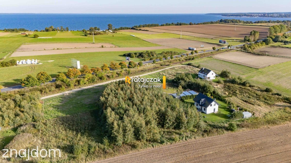 Działka 1001 m² | Widok w kierunku Zatoki Puckiej - zdjęcie 5