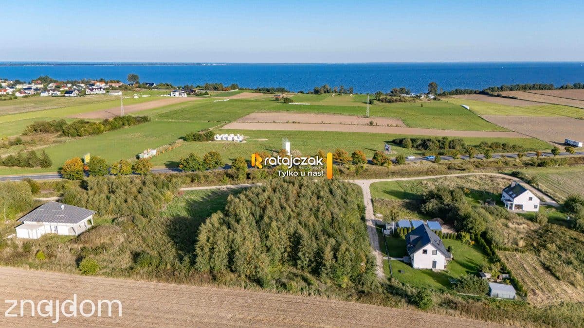 Działka 1001 m² | Widok w kierunku Zatoki Puckiej - zdjęcie 6