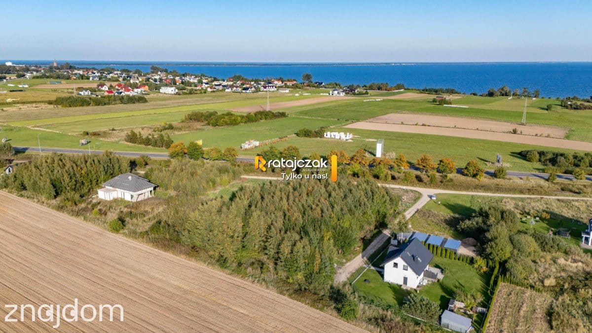 Działka 1001 m² | Widok w kierunku Zatoki Puckiej