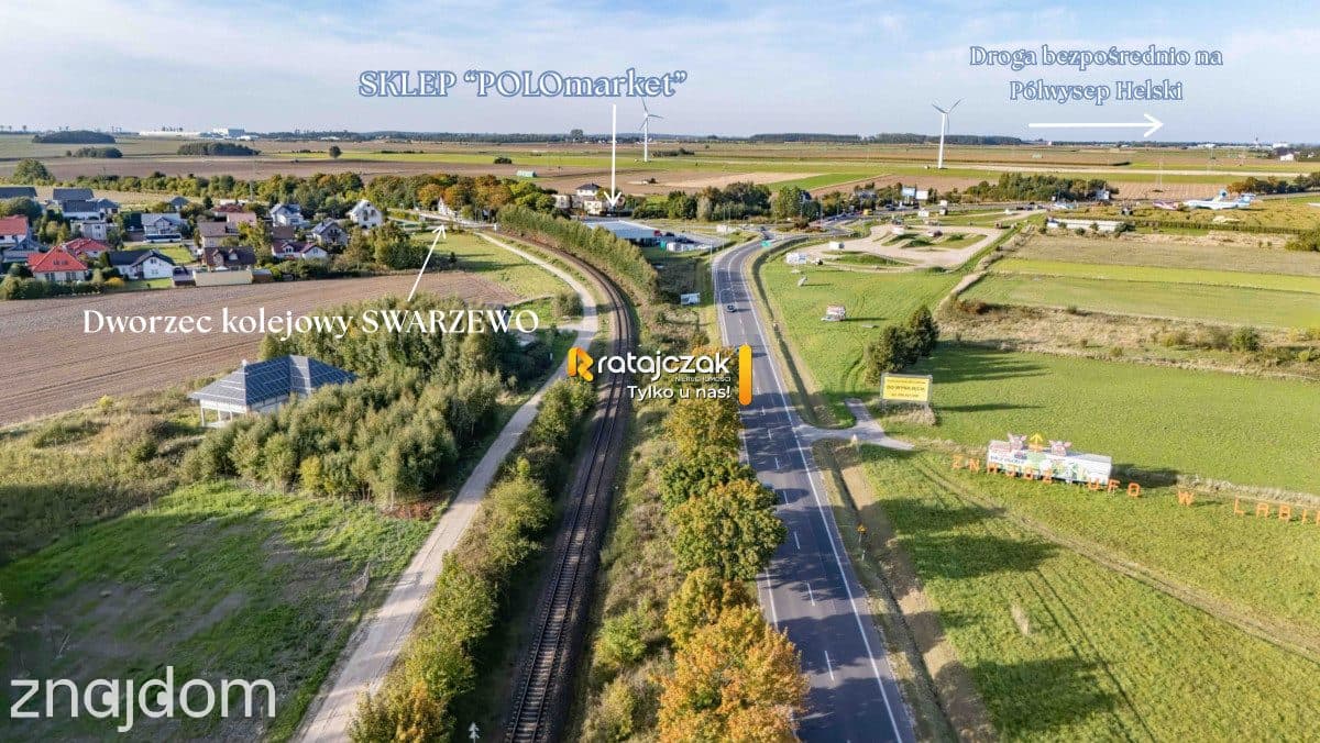 Działka 1001 m² | Widok w kierunku Zatoki Puckiej - zdjęcie 9
