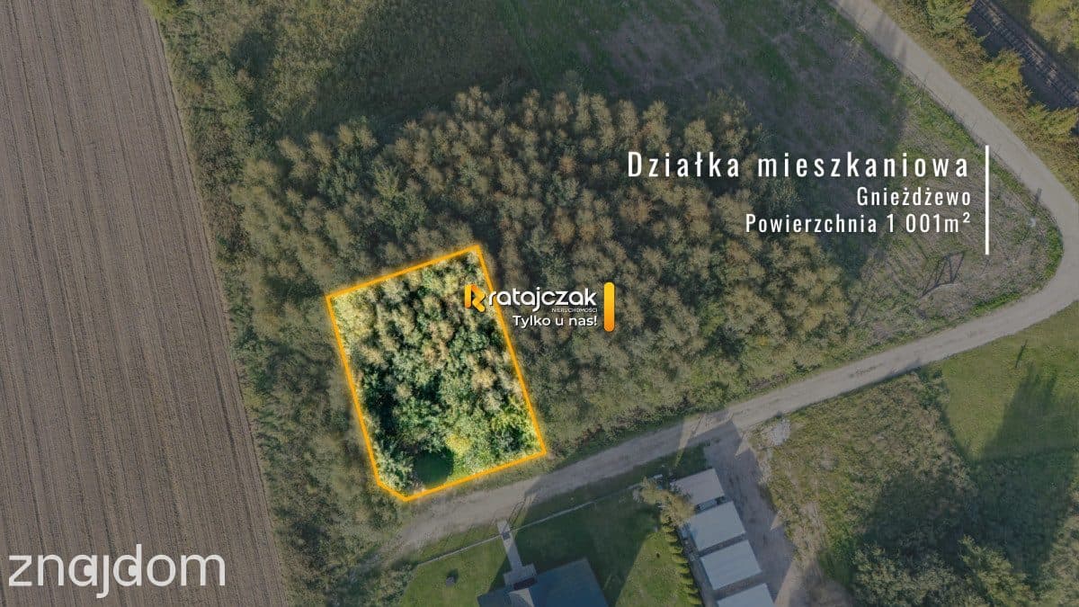 Działka 1001 m² | Widok w kierunku Zatoki Puckiej