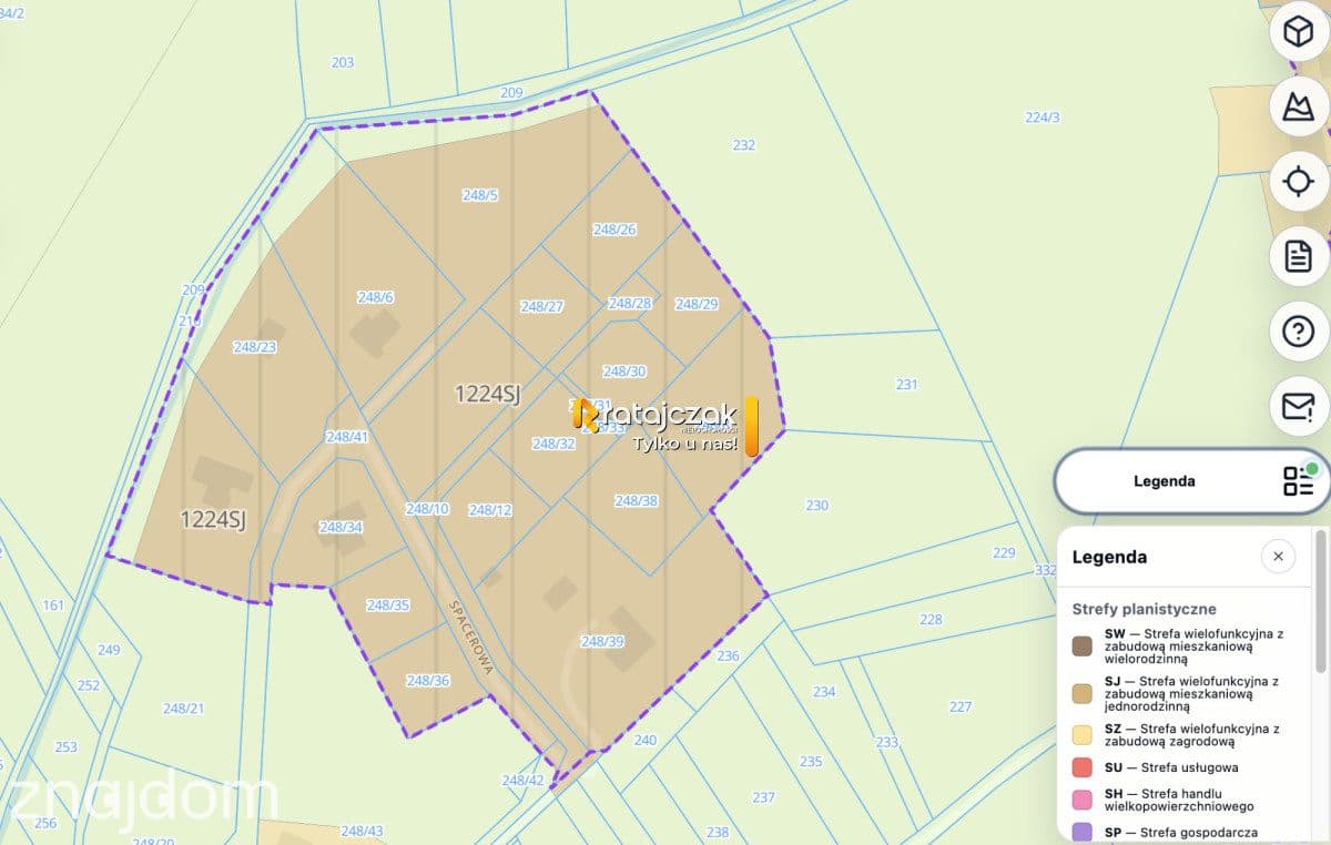Urokliwa działka budowlana 1001 m² w Warznie - zdjęcie 15