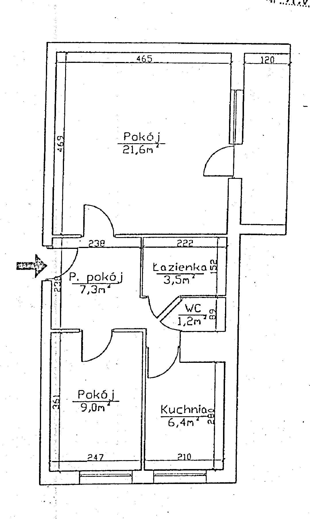 Mieszkanie 2 pokoje osobna kuchnia balkon Piątkowo Poznań - zdjęcie 18