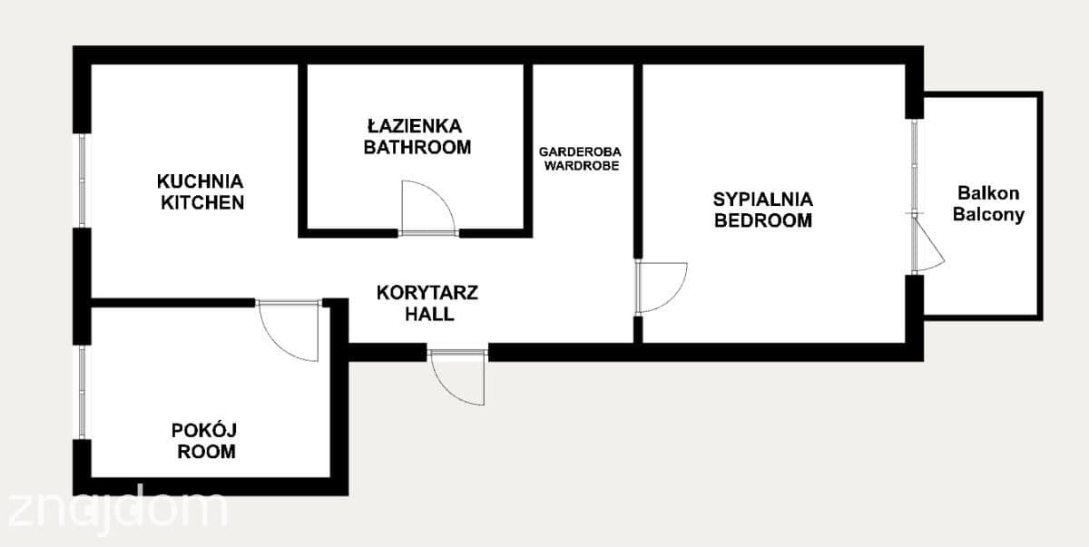 ENG| Woronicza 50m2, 2 pokoje z balkonem - zdjęcie 8