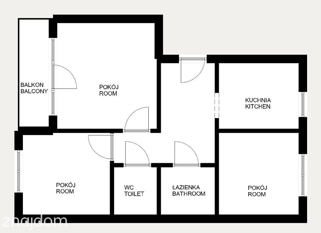 ENG| ul. Witosa, 63m2, 3 pokoje, odnowione, balkon - zdjęcie 15