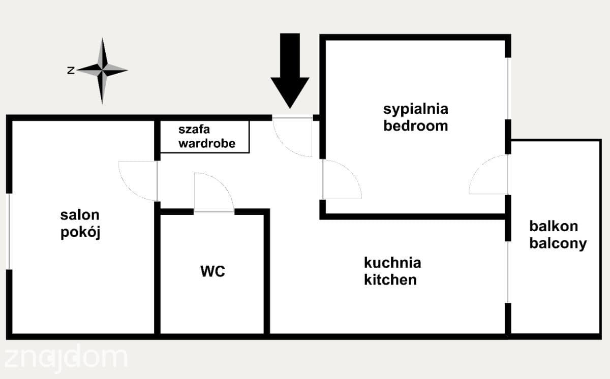 Stare Podgórze/Kazimierz, 2-pok, ul. Piwna, 48,2m2 - zdjęcie 20