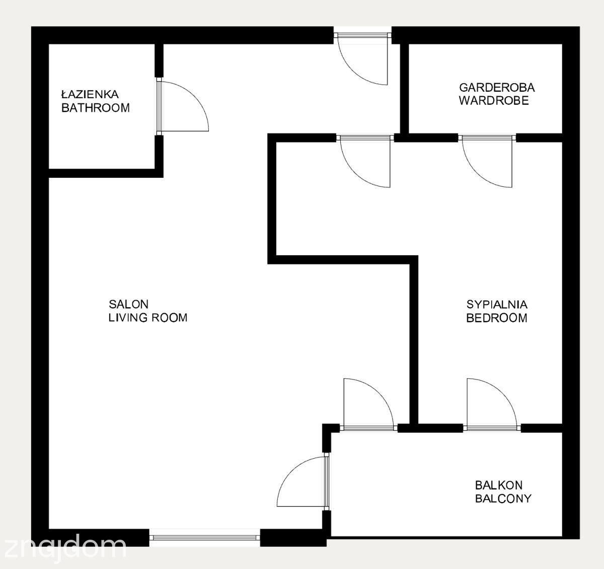 ENG| Wysoki standard, 56m2, ul. Kącik, balkon - zdjęcie 15