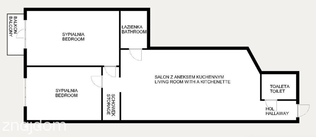 ENG| 3-pok. mieszkanie 76 m2 balkon | Stare Miasto - zdjęcie 16